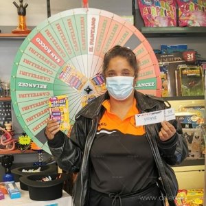 Un TABAC PRESSE fait le buzz avec une vraie ROUE DE LOTERIE !