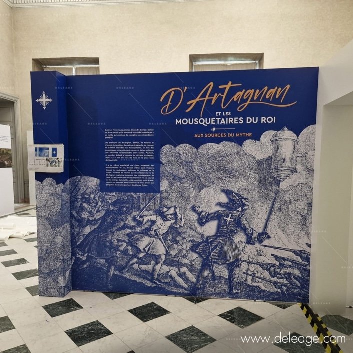 Expo d’artagnan-habillage-mural
